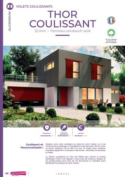 Volet coulissant aluminium personnalisable |  THOR COULISSANT