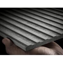 Panneau de façade en fibres-ciment strié teinté dans la masse | EQUITONE [linea]