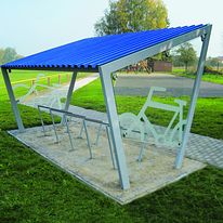 Abri vitré en deux modèles pour bicyclettes | Edge