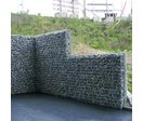 Mur béton à parement gabion | Mur à parement gabion