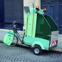 Triporteur électrique pour l'entretien de voiries ou d'espaces verts | Cycloprop