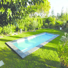 Couloir de nage coque polyester en 4 teintes | Couloir de nage Odalia