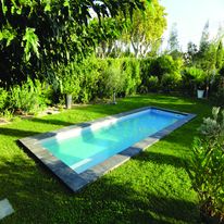 Couloir de nage coque polyester en 4 teintes | Couloir de nage Odalia