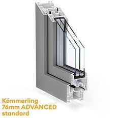 Système de fenêtres à joint central | KÖMMERLING 76mm ADVANCED 