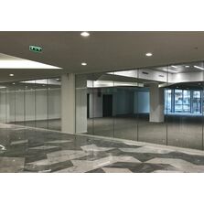 Cloison bord-à-bord en acier coupe-feu - EI30 | Gamme SteelTeq