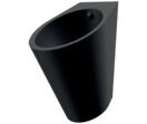 Urinoir FINO suspendu alim. arrière Inox noir mat | Réf. 135710BK