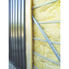 Eléments métalliques pour ossature de bardage double peau | Bardage double peau Feno