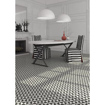 Carreau de grès émaillé aux décors XXème | 1900