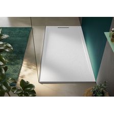 Receveur de douche à cadre d’Acquabella | HALO SLATE