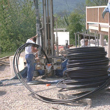 Capteurs verticaux en polyéthylène pour géothermie | Sondes Géothermiques