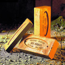 Brique en terre cuite pressée d'aspect vieilli | Brique pressée vieillie