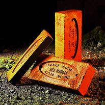 Brique en terre cuite pressée d'aspect vieilli | Brique pressée vieillie