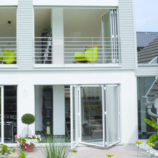 Système pliant-coulissant à double vitrage | SF 55
