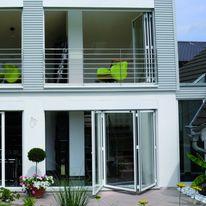 Système pliant-coulissant à double vitrage | SF 55