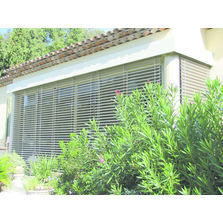 Store extérieur à lames convexes plates ou ourlées | Vental