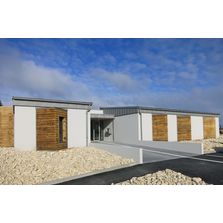 Murs de façade en béton armé | MAISON BLEUE