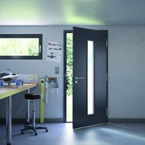 Bloc-porte en acier à simple vantail isolé | MZ Thermo