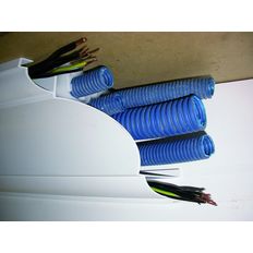 Goulotte corniche de plafond cache tuyaux ou gaines électriques | Goulotte corniche