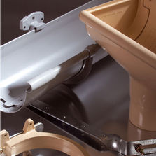 Gouttière en PVC à coller en trois dimensions