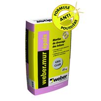 Mortier de dressage anti-poussière pour murs et plafonds | Weber.mur épais