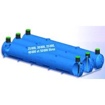 Cuves double peau enterrées pour réserve à incendie | Réserve Incendie