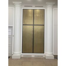 Maille ondulée métallique fils plats pour panneau séparatif et décoratif | MAILLE ONDULEE FIL PLAT 