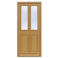 Porte d'entrée Anne Eva | Bois Exotique