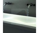 Lavabo de profondeur réduite en matériau de synthèse | Cocoon Min Double