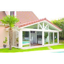 Véranda à structure bois et vitrage isolant | Angela