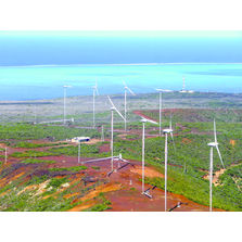 Eolienne légère à mât basculant pour zones cycloniques | GEV MP 250 kW