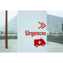 Panneau signalétique extérieur en aluminium | Totem