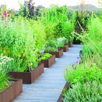 Bac en acier Corten pour culture potagère | Carré Potager