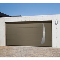 Porte de garage sectionnelle isolée à refoulement plafond | Carsec PRO 