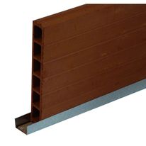 Rail pour implantation de cloisons en terre cuite | Rectiguide