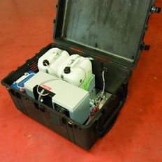 Valise d'éclairage avec pile à combustible intégrée | Flight Case d'énergie RMS 12 PAC