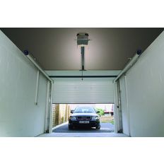 Portes de garage à lames de 77 mm de large. | Océane Algato/Atlantide Vertico/Detolux