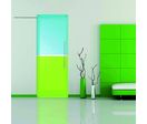Porte en verre trempé extra-clair | Bi-Color Systemzero