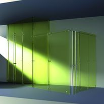 Bâton de maréchal inox à serrure intégrée | Adlock