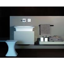 Ligne sanitaire contemporaine en céramique ou Cristalplant | Ispa