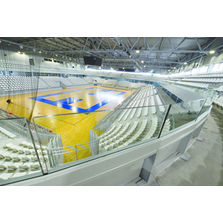 Garde-corps vitré pincé en pied jusqu'à 2 m de hauteur | Sabco