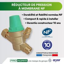 Adaptateur universel tout entraxe chrome ax'o - rolf - Robinetterie &  Sanitaire - Rolf - Ayor