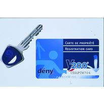 Cylindre européen à puce électronique informative | Y 200