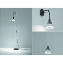 Cône lumineux en applique, suspension et lampadaire | Vigo