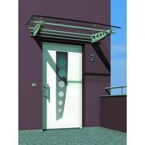 Auvents plats ou cintrés à structure inox | Auvents Kompotherm