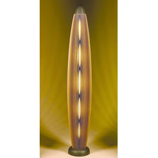 Lampadaire ajouré en lamelles de carton | Lamp Cactus