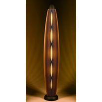 Lampadaire ajouré en lamelles de carton | Lamp Cactus