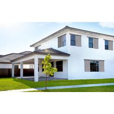 Volet coulissant aluminium à lames verticales |  MISTRAL COULISSANT 