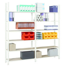 Rayonnage tubulaire à tablette pour charges légères | ProfilTUB