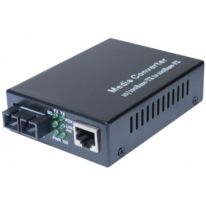 Convertissseur de média RJ45 10/100 - Fibre 100FX Monomode SC 25KM avec LFP