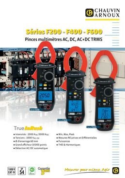 Pince multimètre pour PME/PMI | F203 